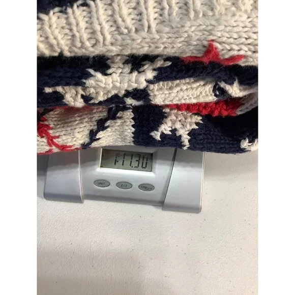 NWT Vintage Stitches in Time 90s Cardigan Women’s 1X Patriotic Granny Core USA - Picture 12 of 12